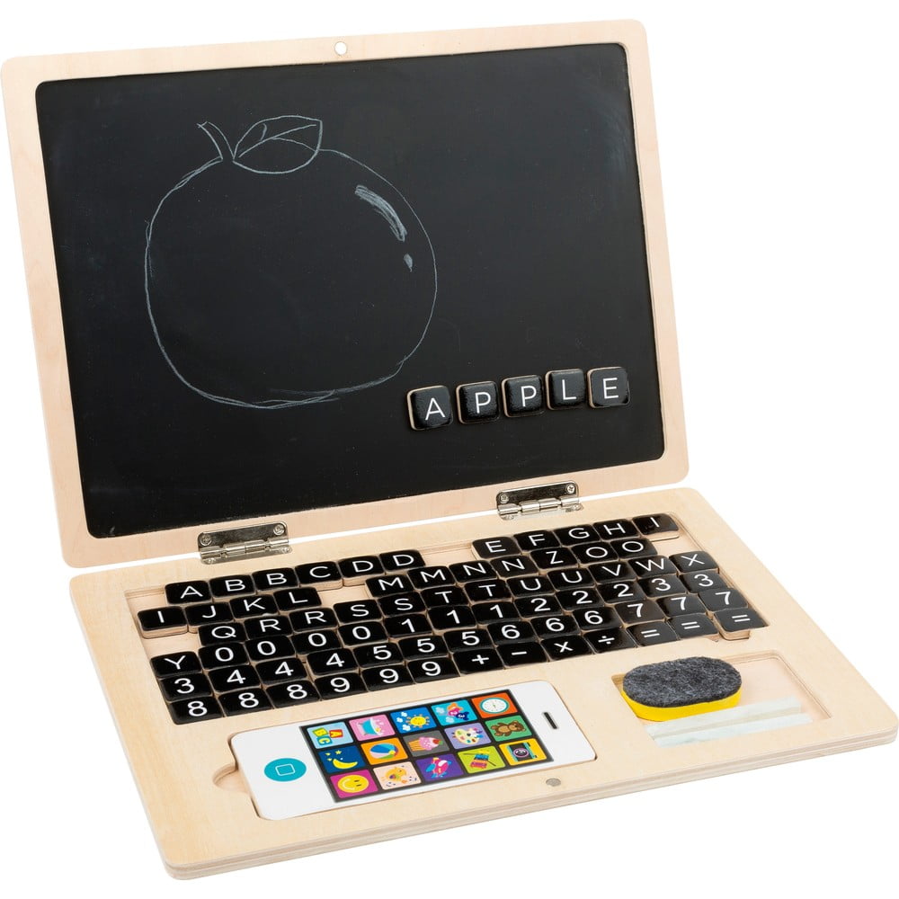 E-shop Detský drevený notebook s magnetickým povrchom Legler