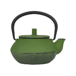 Zelená liatinová čajová kanvička Bambum Linden, 300 ml