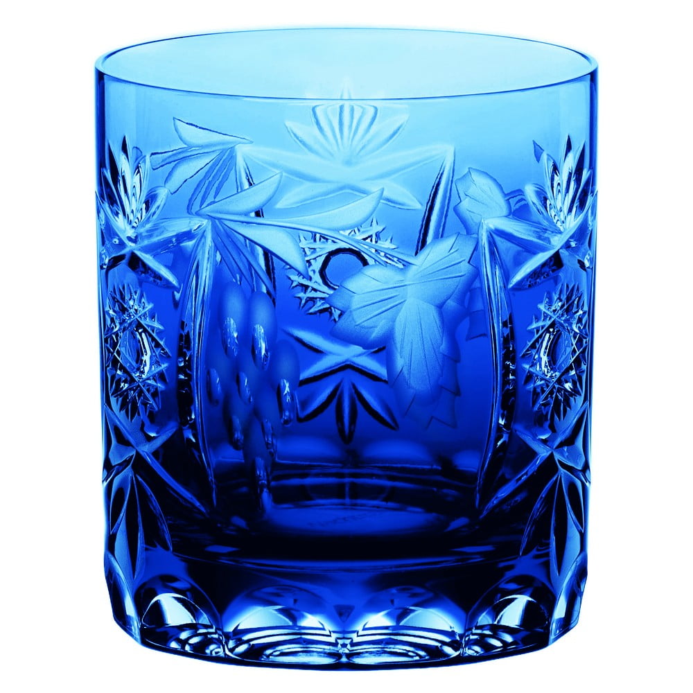 Obrázok Modrý pohár na whisky z krištáľového skla Nachtmann Traube Whisky Tumbler Cobalt Blue, 250 ml