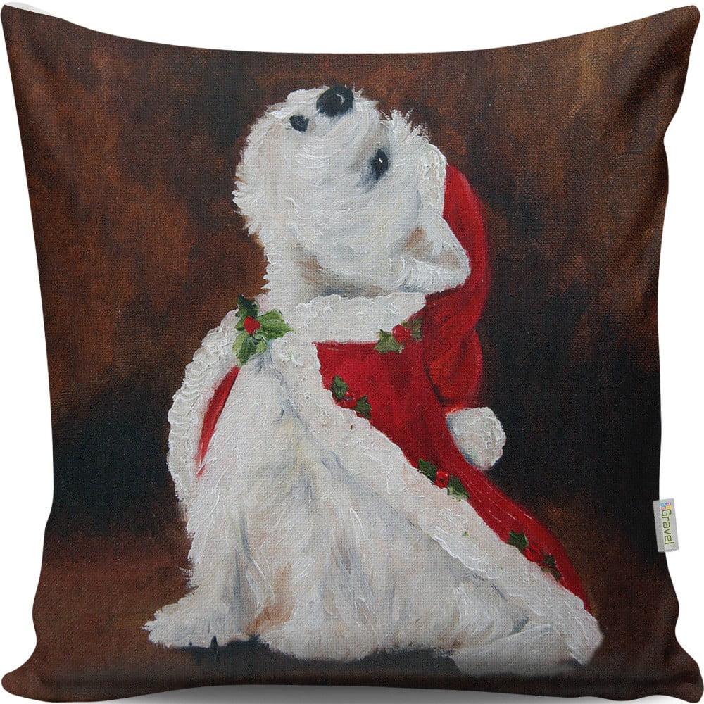 E-shop Vankúš Christmas Dog, 43  ×  43 cm