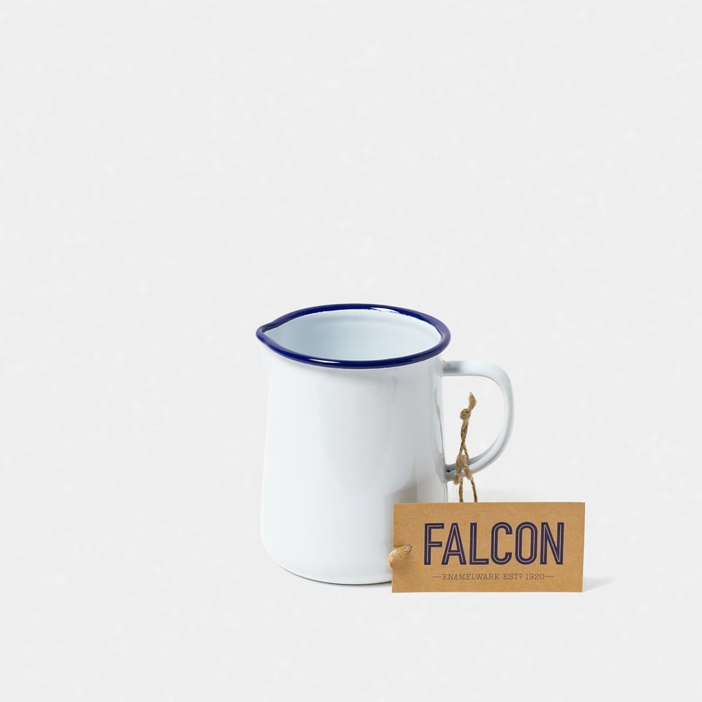 Biely smaltovaný džbán Falcon Enamelware OnePint, 586 ml