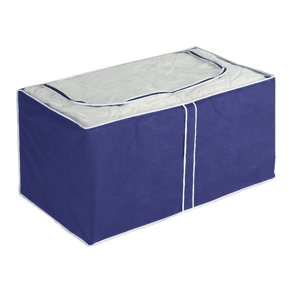 E-shop Modrý úložný box Wenko Ocean, 48 × 53 cm