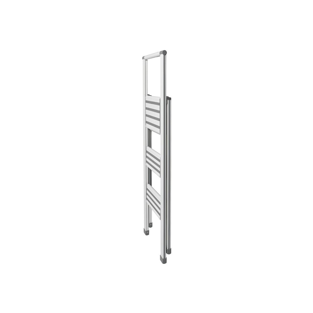 Obrázok Biele skladacie schodíky Wenko Ladder Alu, 127 cm