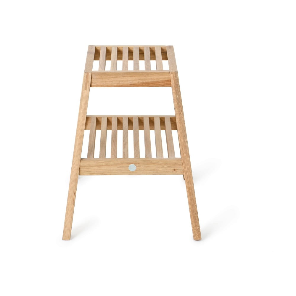 Obrázok Stolička z dubového dreva Wireworks Slatted Stool