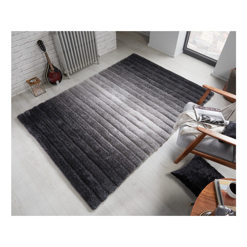 Obrázok Sivý koberec Flair Rugs Ombre Grey, 160 × 230 cm