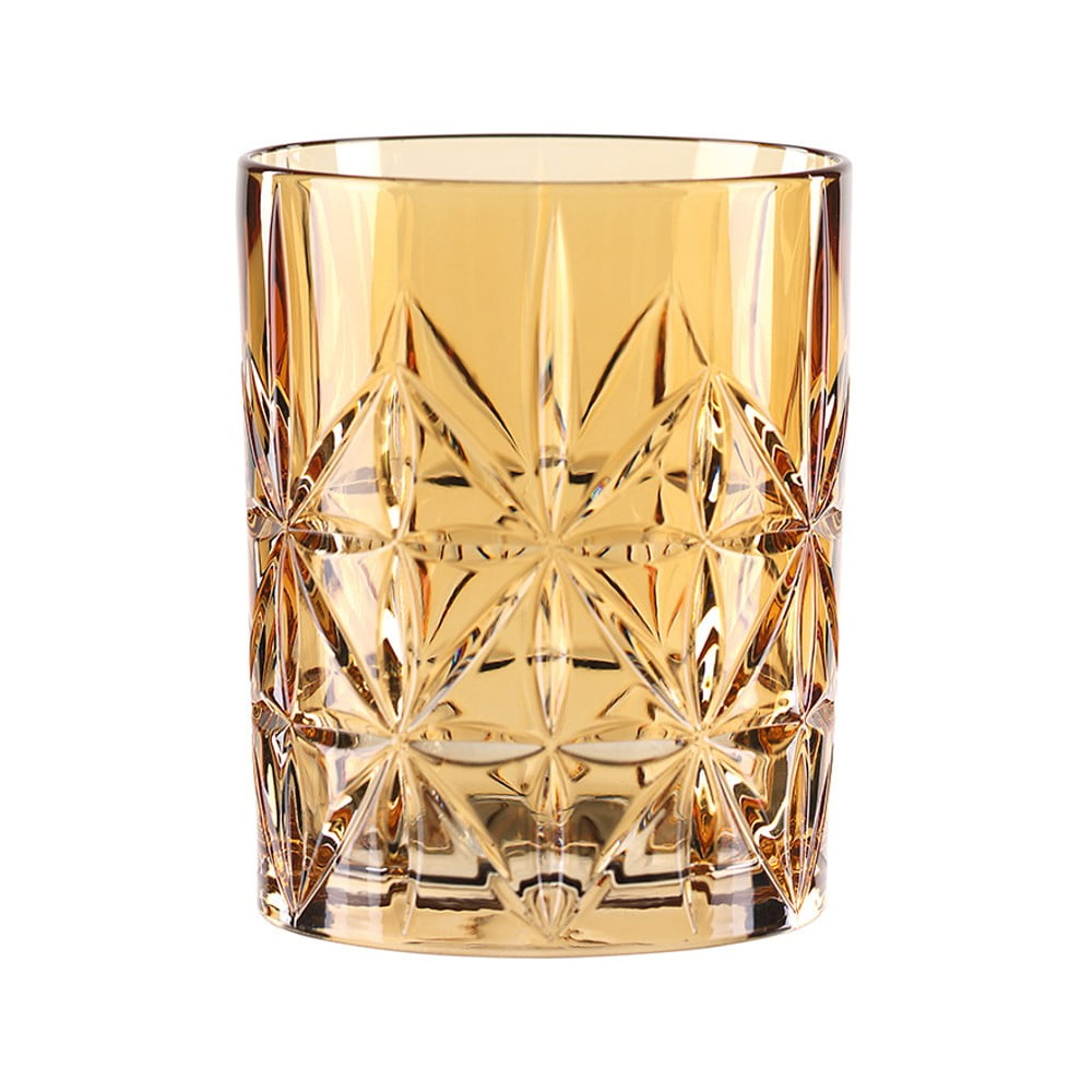 E-shop Oranžový pohár na whisky z krištáľového skla Nachtmann Highland Amber, 345 ml