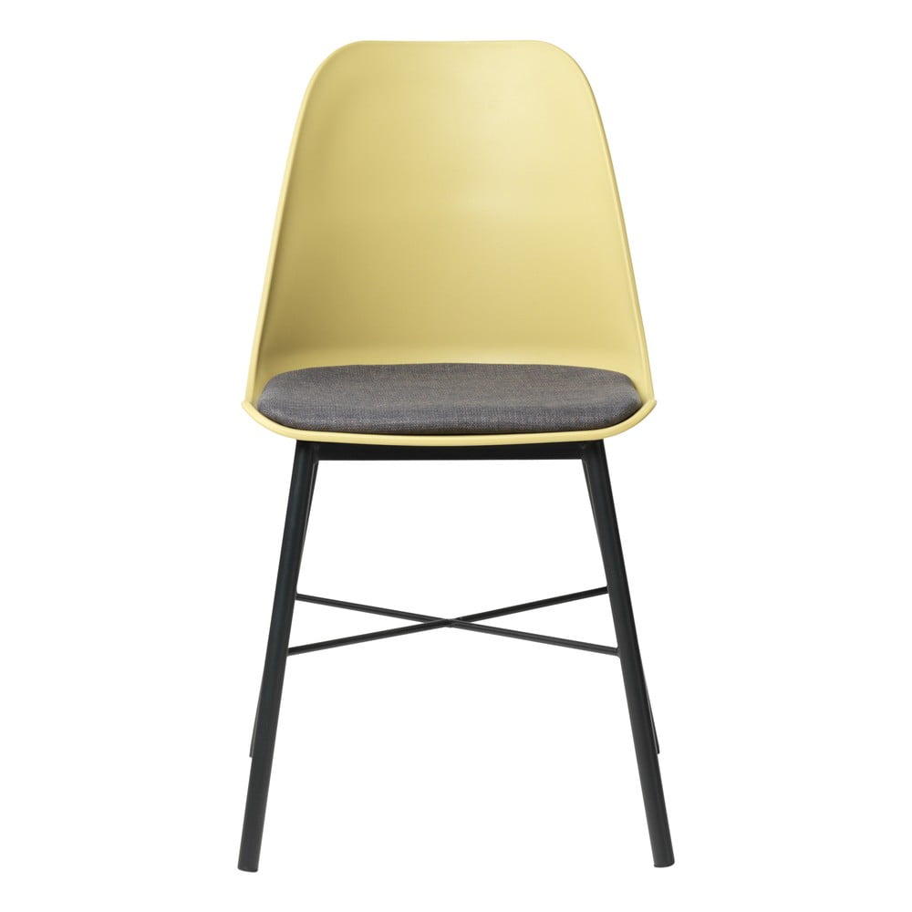 E-shop Súprava 2 žlto-sivých stoličiek Unique Furniture Whistler