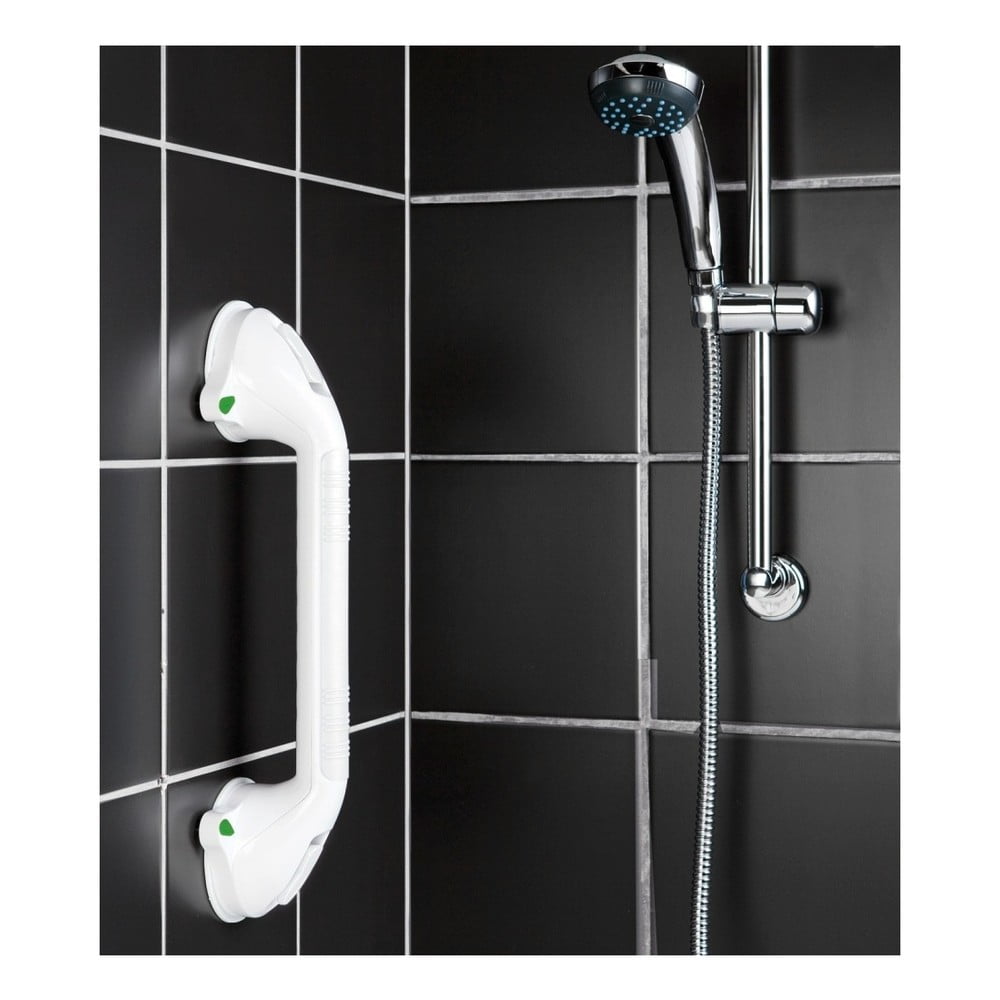 E-shop Biele bezpečnostné držadlo do sprchy pre seniorov Wenko Secura, dĺžka 42 cm