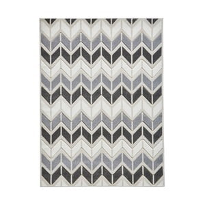 Sivobéžový koberec Think Rugs Matrix Ziggy, 120 x 170 cm