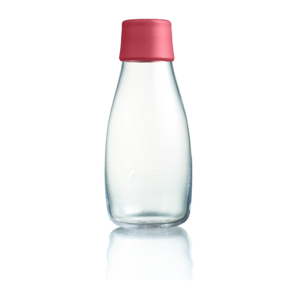 E-shop Malinovoružová sklenená fľaša ReTap s doživotnou zárukou, 300 ml