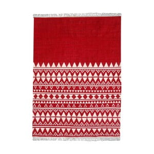 Ručne vyrábaný koberec The Rug Republic Fanore Red, 160 × 230 cm