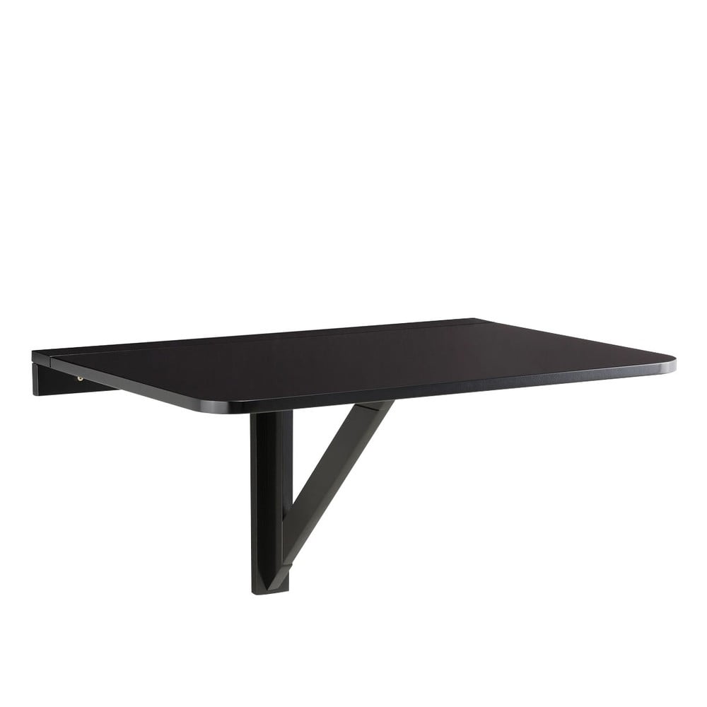 E-shop Čierny skladací stôl na stenu Støraa Trento, 56 × 80 cm