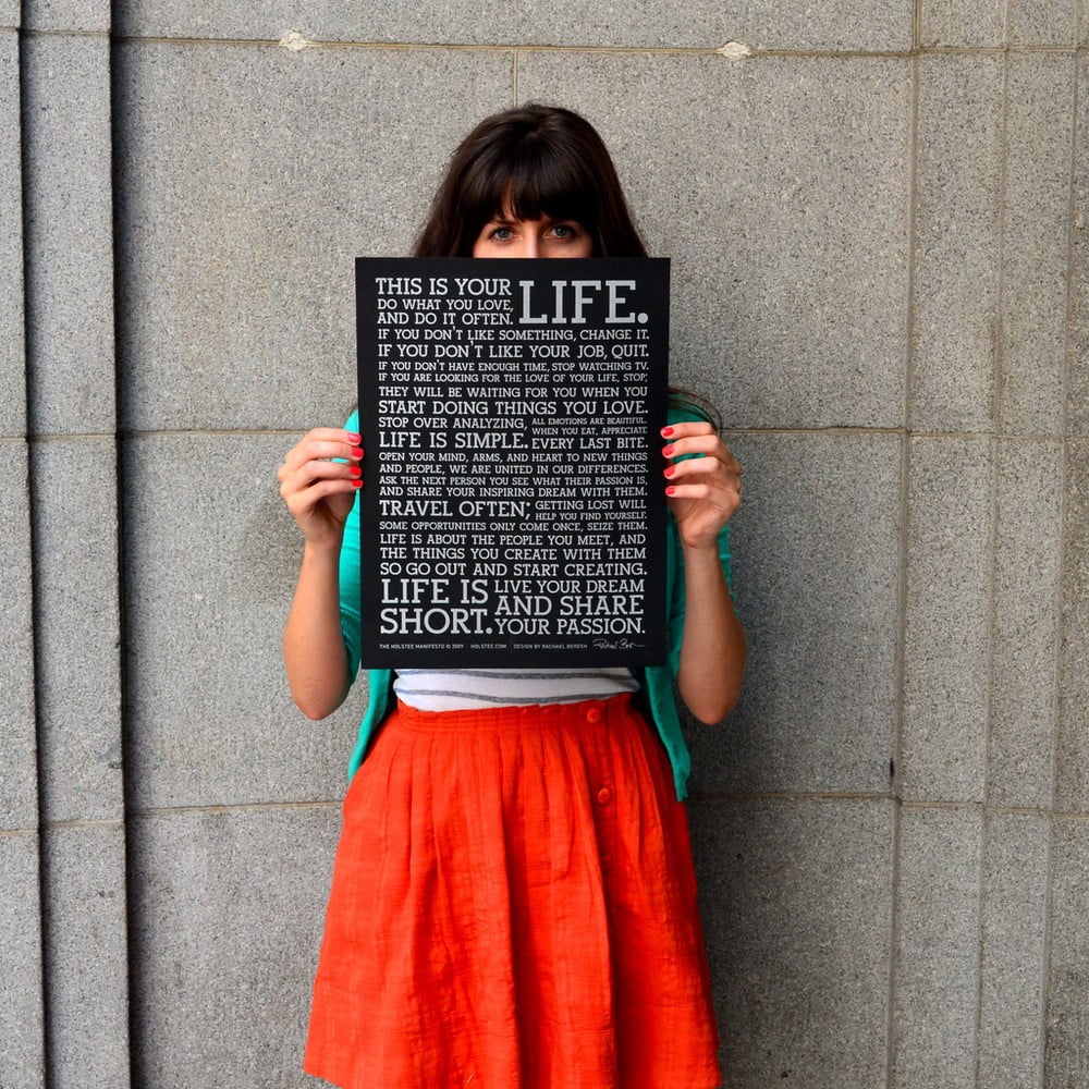Plagát Black Manifesto, 41x30 cm