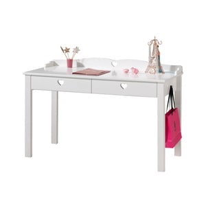 Biely stôl Vipack Amori, dĺžka 60 cm