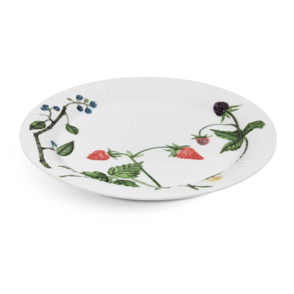 Biely dezertný porcelánový tanier s veľkonočným motívom ø 22 cm Hammershøi Summer – Kähler Design