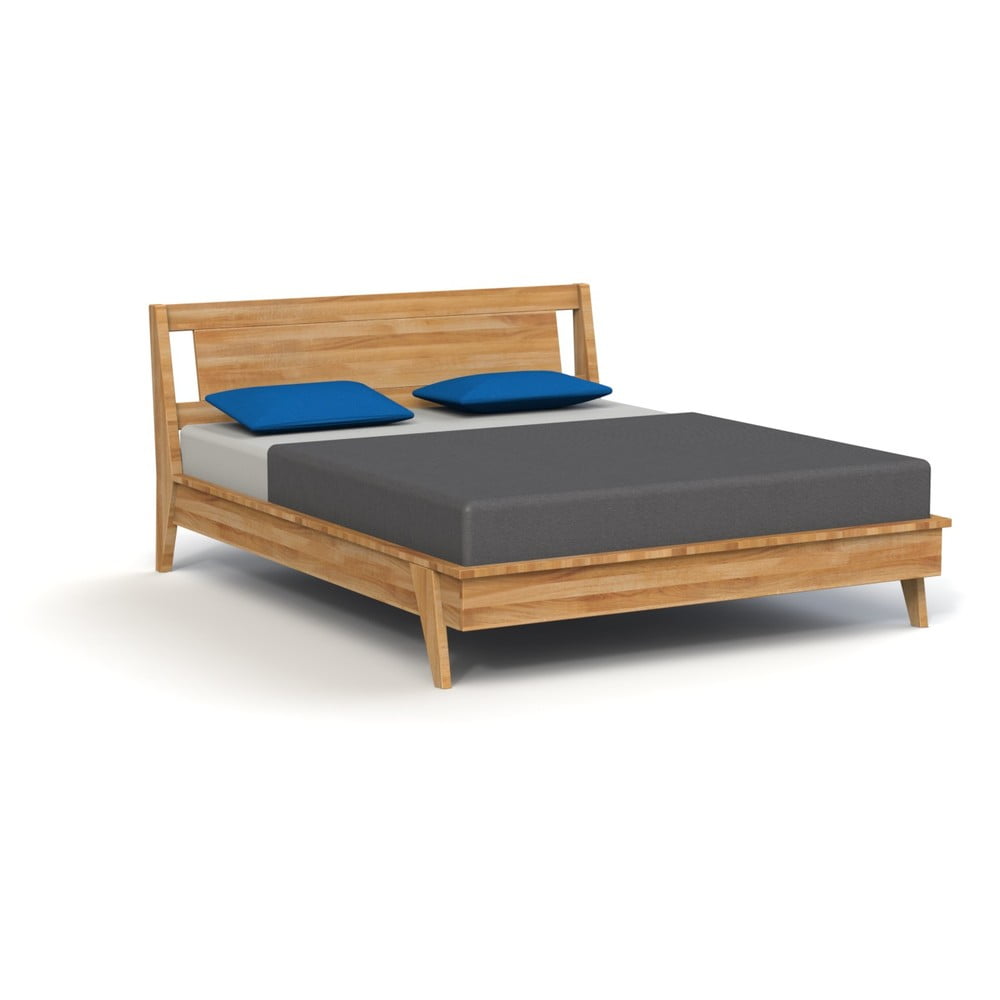 E-shop Dvojlôžková posteľ z dubového dreva 160x200 cm Retro 2 - The Beds