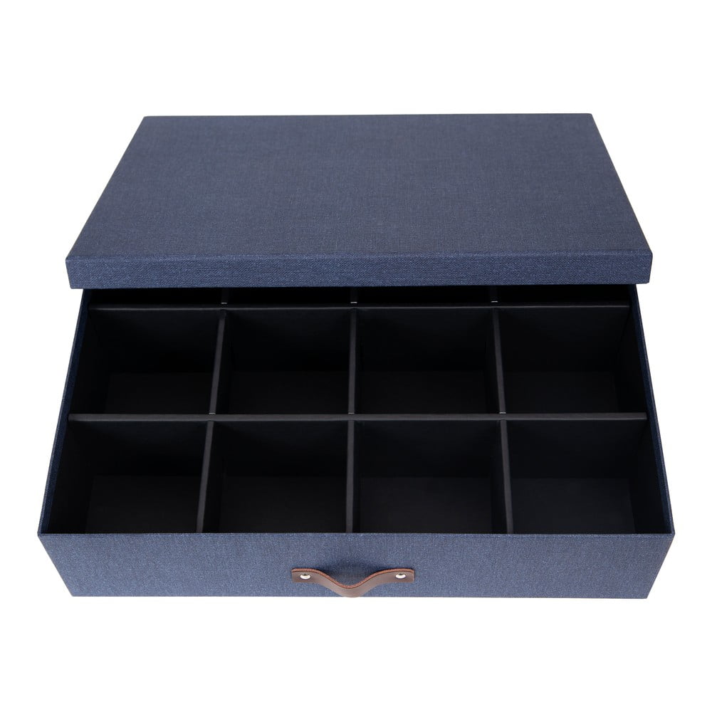 E-shop Modrá škatuľa s priehradkami Bigso Box of Sweden Jakob