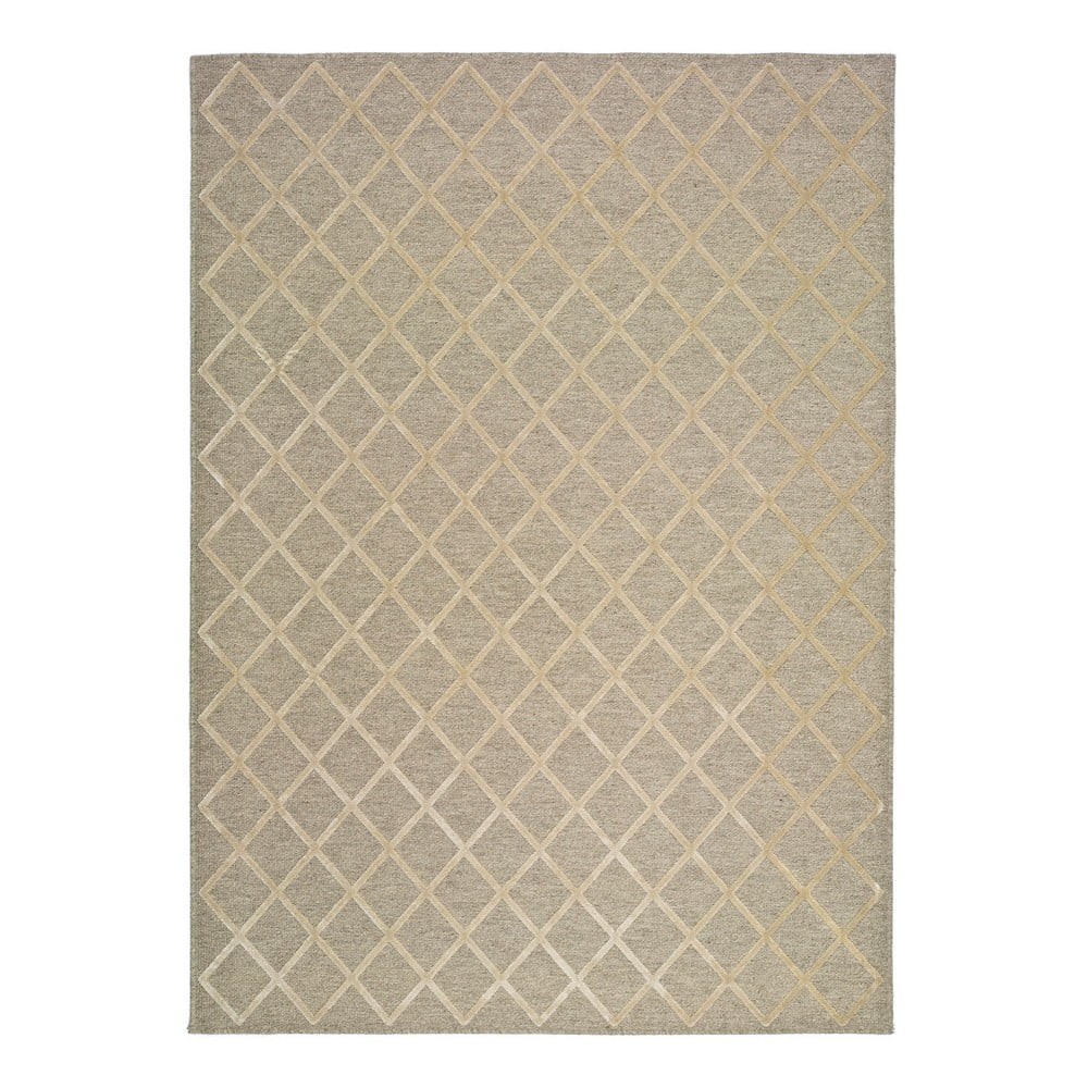 Koberec s podielom vlny Universal Isabella Beig, 67 × 105 cm