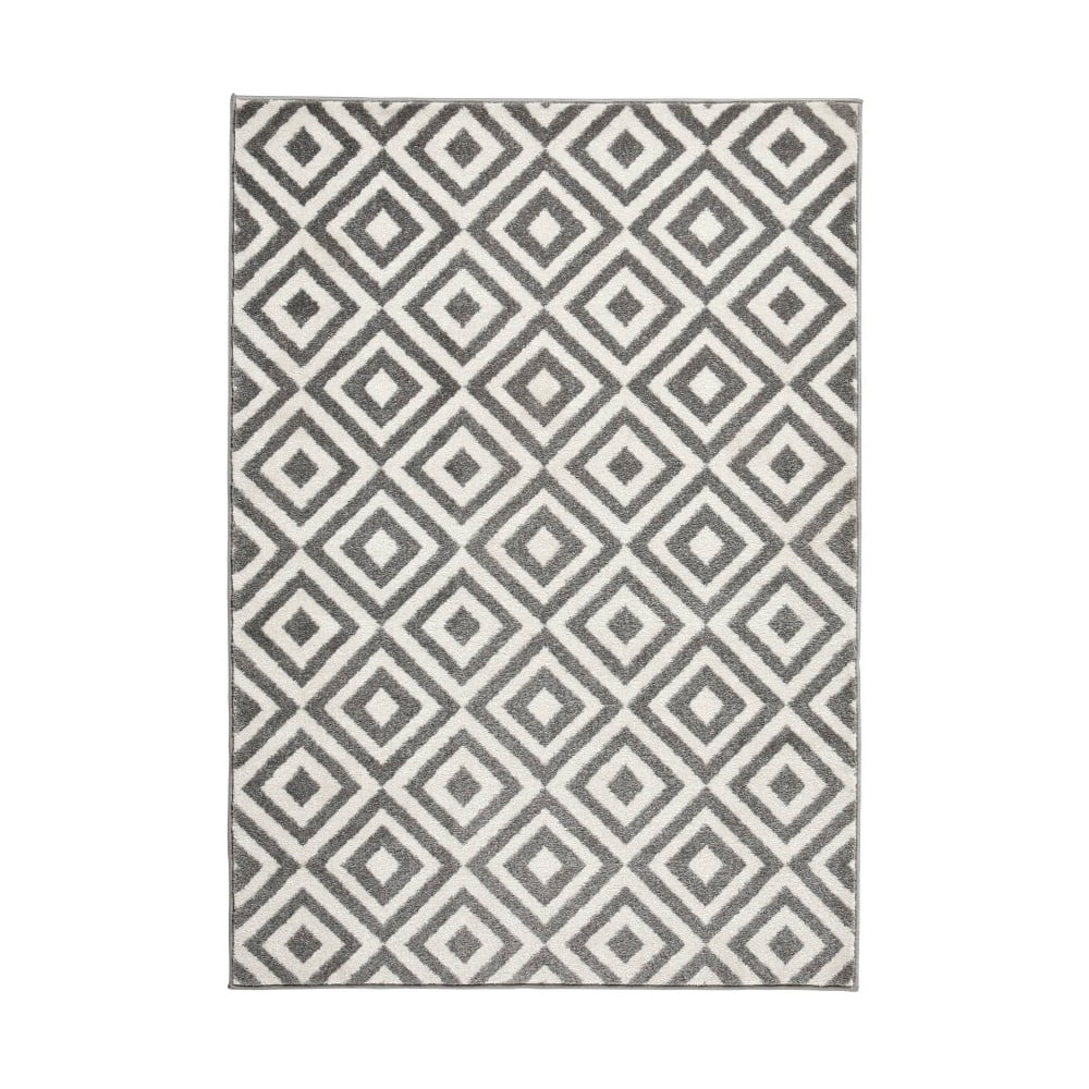 Obrázok Sivo-biely koberec Think Rugs Matrix Grey White, 160 × 220 cm