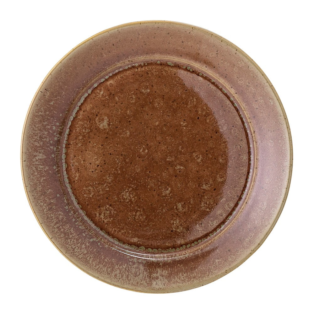 E-shop Hnedý kameninový dezertný tanier Bloomingville Pixie, ø 20 cm