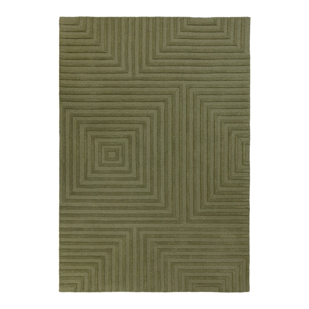 Obrázok Zelený vlnený koberec Flair Rugs Estela, 160 x 230 cm