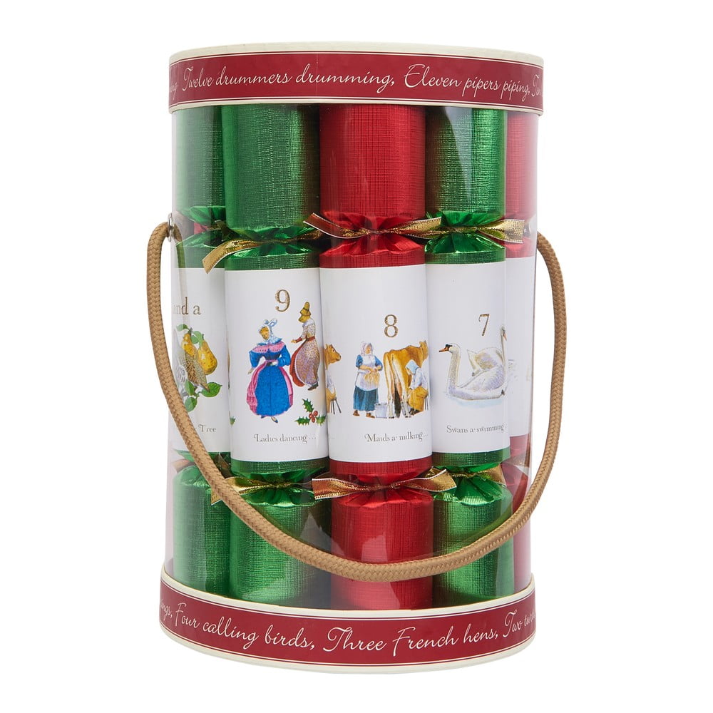 E-shop Vianočné crackery v súprave 12 ks 12 Days of Christmas - Robin Reed
