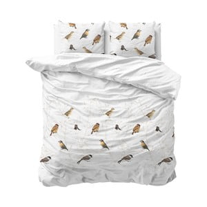 Bavlnené obliečky na dvojlôžko Sleeptime Birdy, 200 × 220 cm