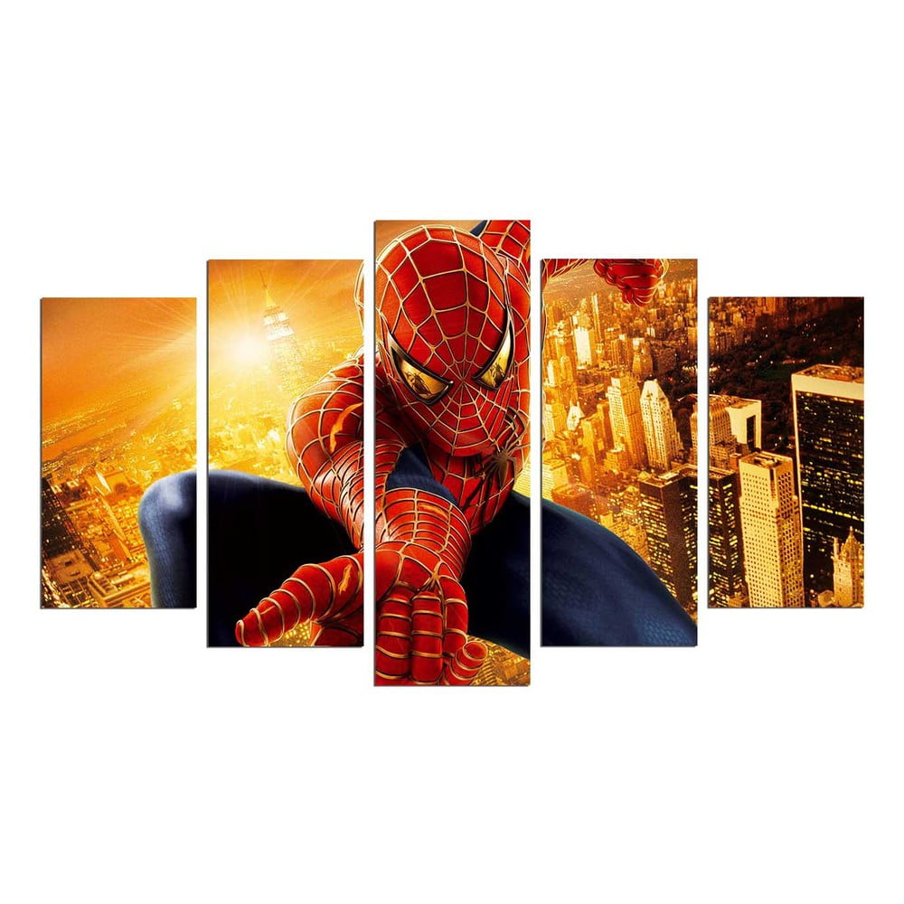 E-shop 5-dielny obraz Spider Man
