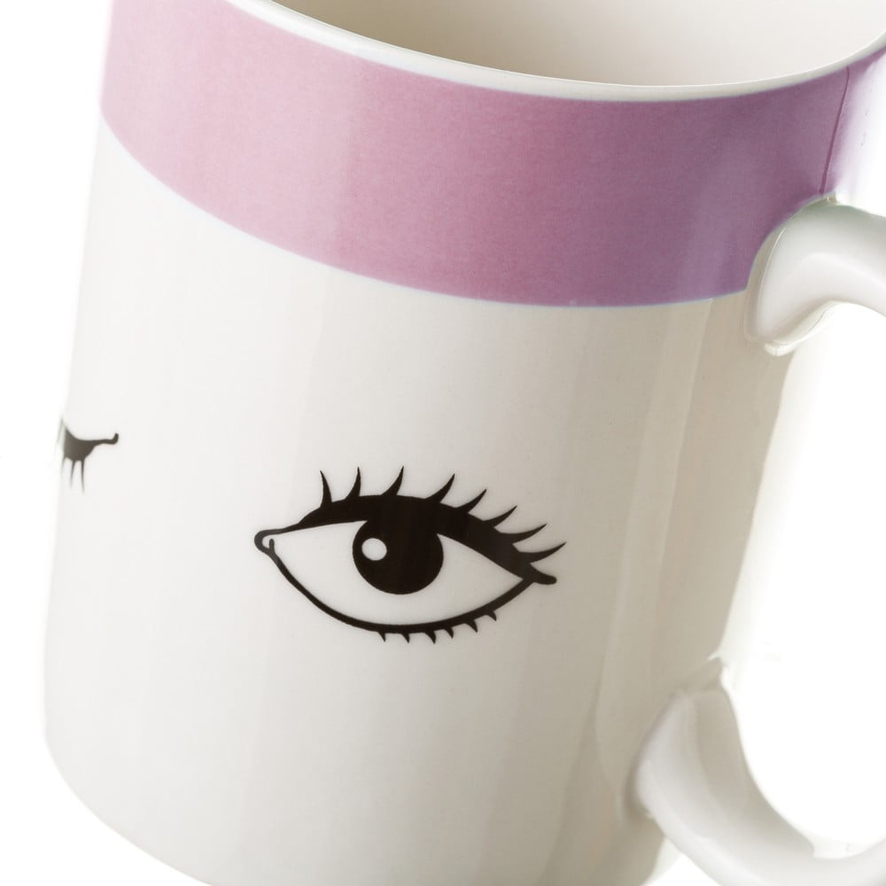 Obrázok Porcelánový hrnček Unimasa Pink Dreameyes, 310 ml