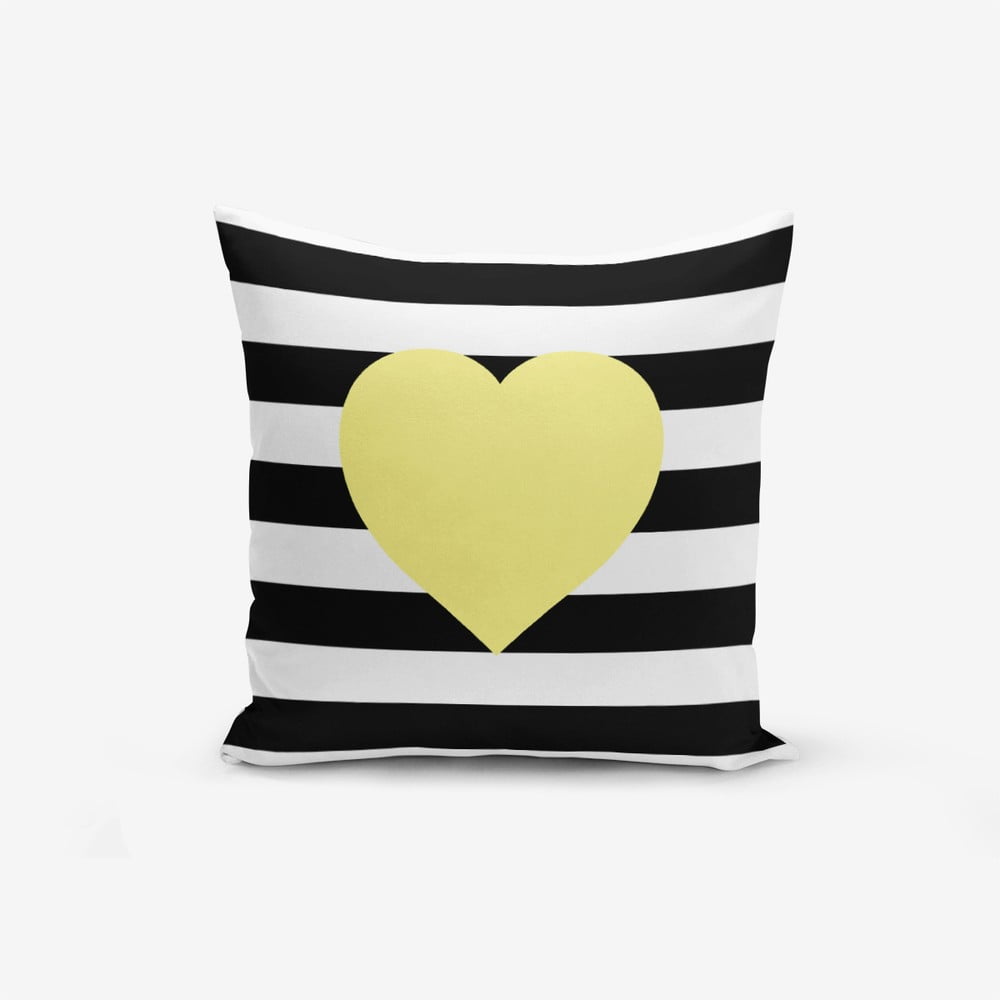 E-shop Obliečka na vaknúš s prímesou bavlny Minimalist Cushion Covers Striped Yellow, 45 × 45 cm