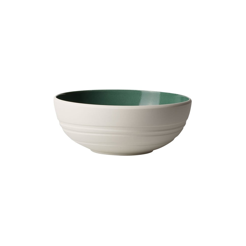 E-shop Bielo-zelená porcelánová miska Villeroy & Boch Leaf, 850 ml
