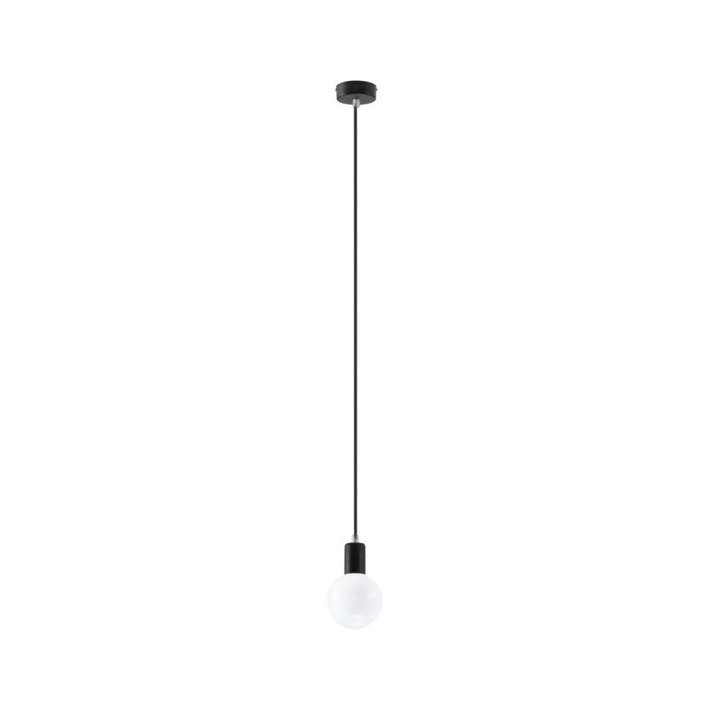 E-shop Čierne stropné svietidlo Nice Lamps Bombilla