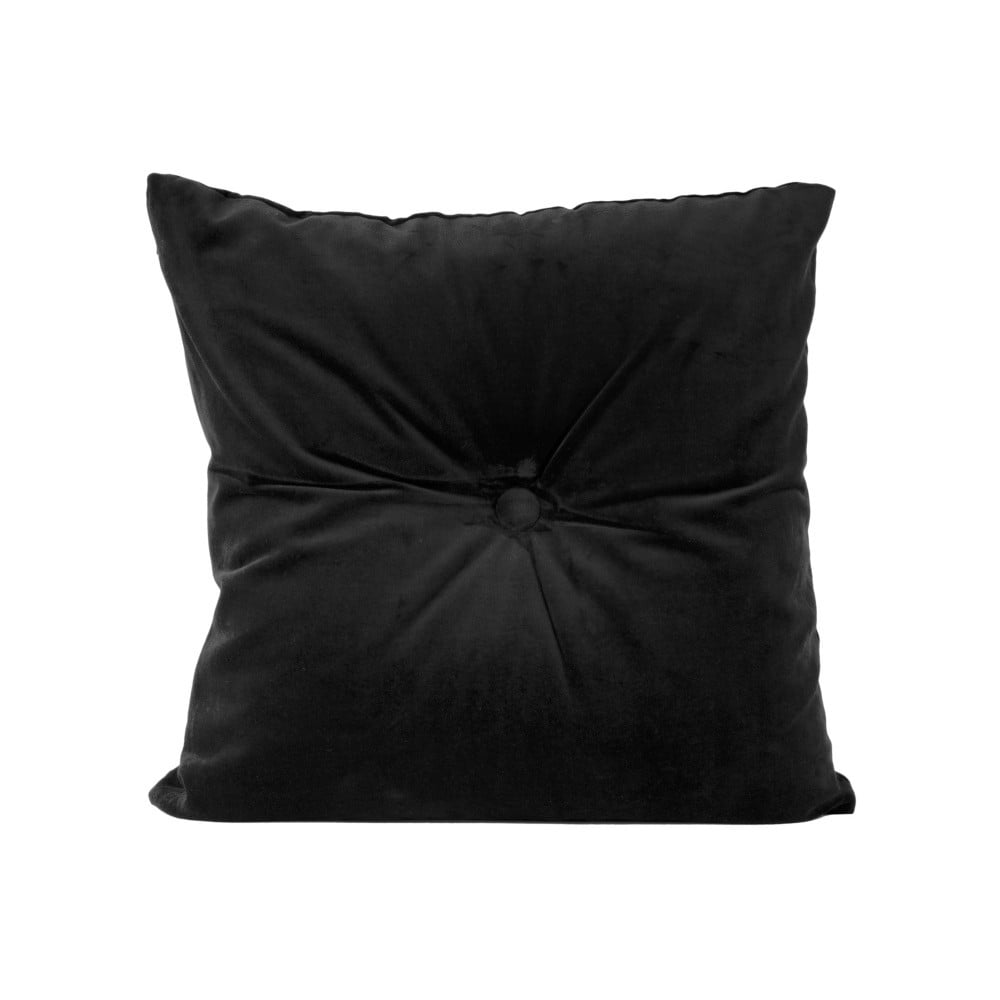E-shop Čierny bavlnený vankúš PT LIVING, 45 × 45 cm