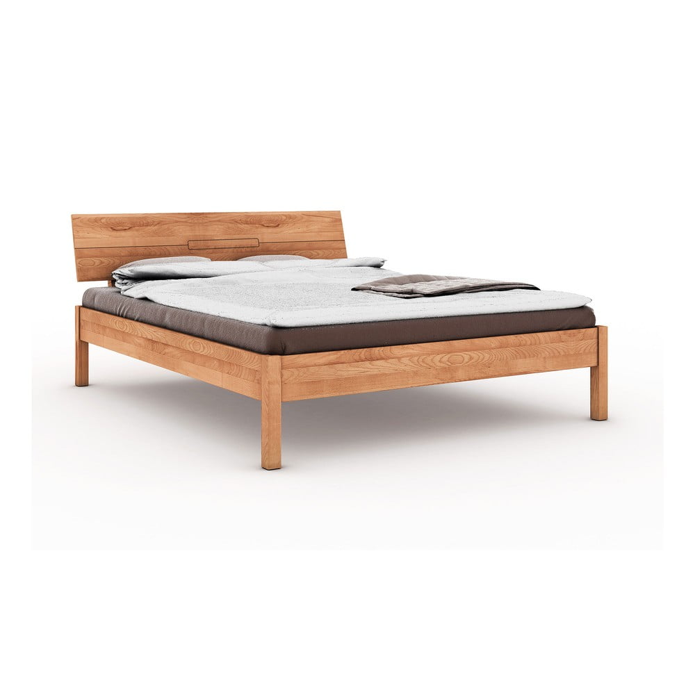 E-shop Dvojlôžková posteľ z bukového dreva 200x200 cm Vento - The Beds