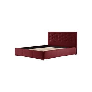 Červená posteľ s úložným priestorom Ted Lapidus Maison BASALTE, 160 × 200 cm