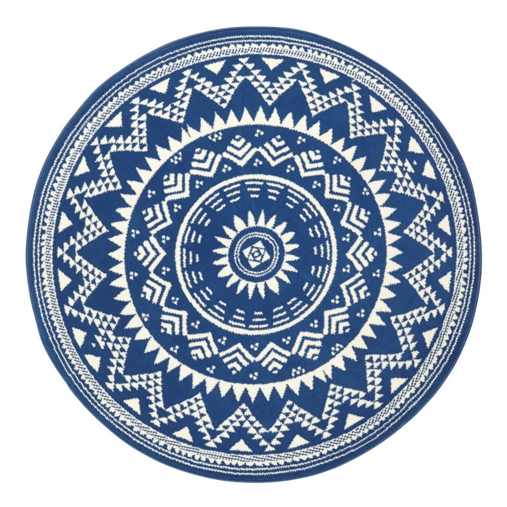 Modrý koberec Hanse Home Celebration Valencia, ⌀ 200 cm