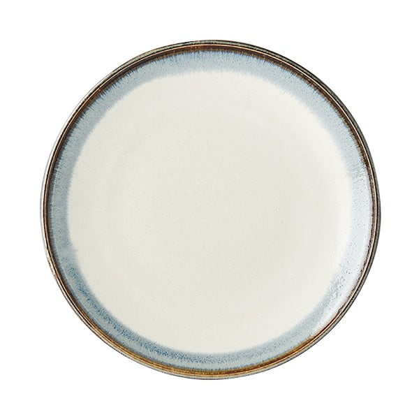 Biely keramický tanier Mij Aurora, ø 25 cm