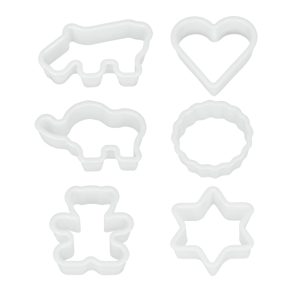 E-shop Súprava 6 plastových vykrajovadiel Metaltex Cookie Cutters