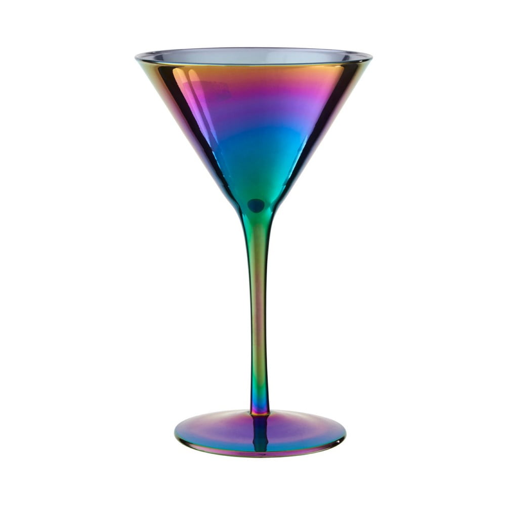 Obrázok Sada 2 pohárov na cinzano s dúhovým efektom Premier Housowares Rainbow, 345 ml