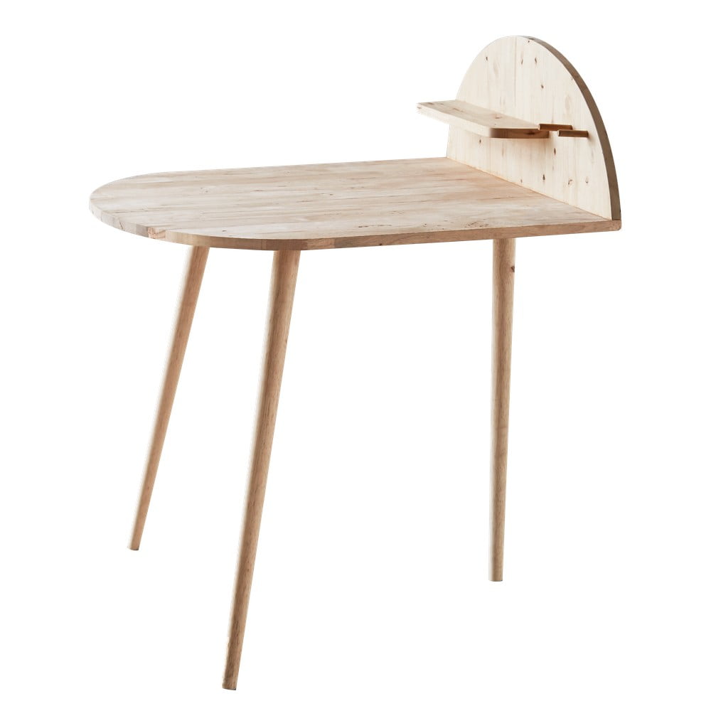 E-shop Jedálenský stôl k stene s odkladacou poličkou DEEP Furniture Ted