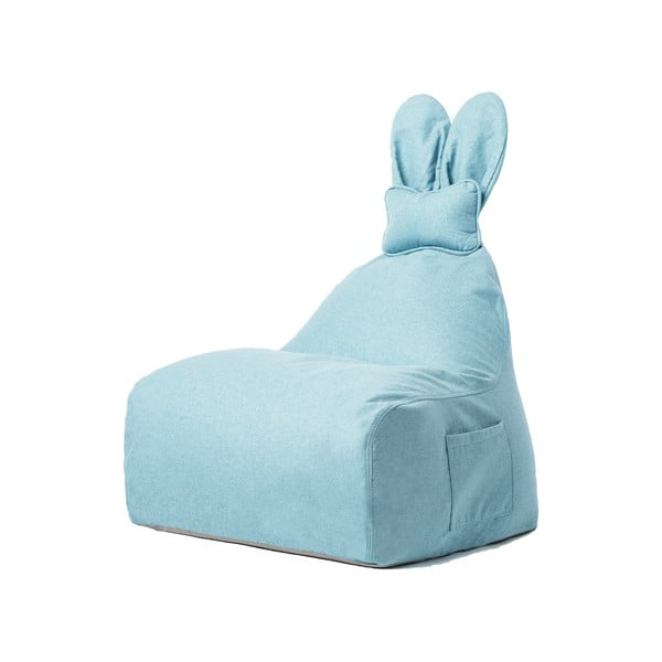 Modrý detský sedací vak The Brooklyn Kids Funny Bunny