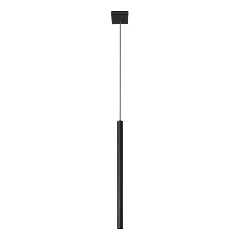 E-shop Čierne závesné svietidlo Nice Lamps Fideus Single