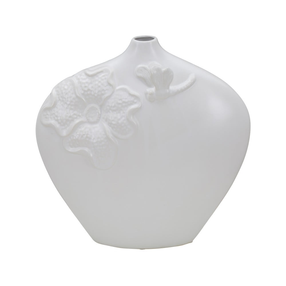 Biela porcelánová váza Mauro Ferretti Fleur