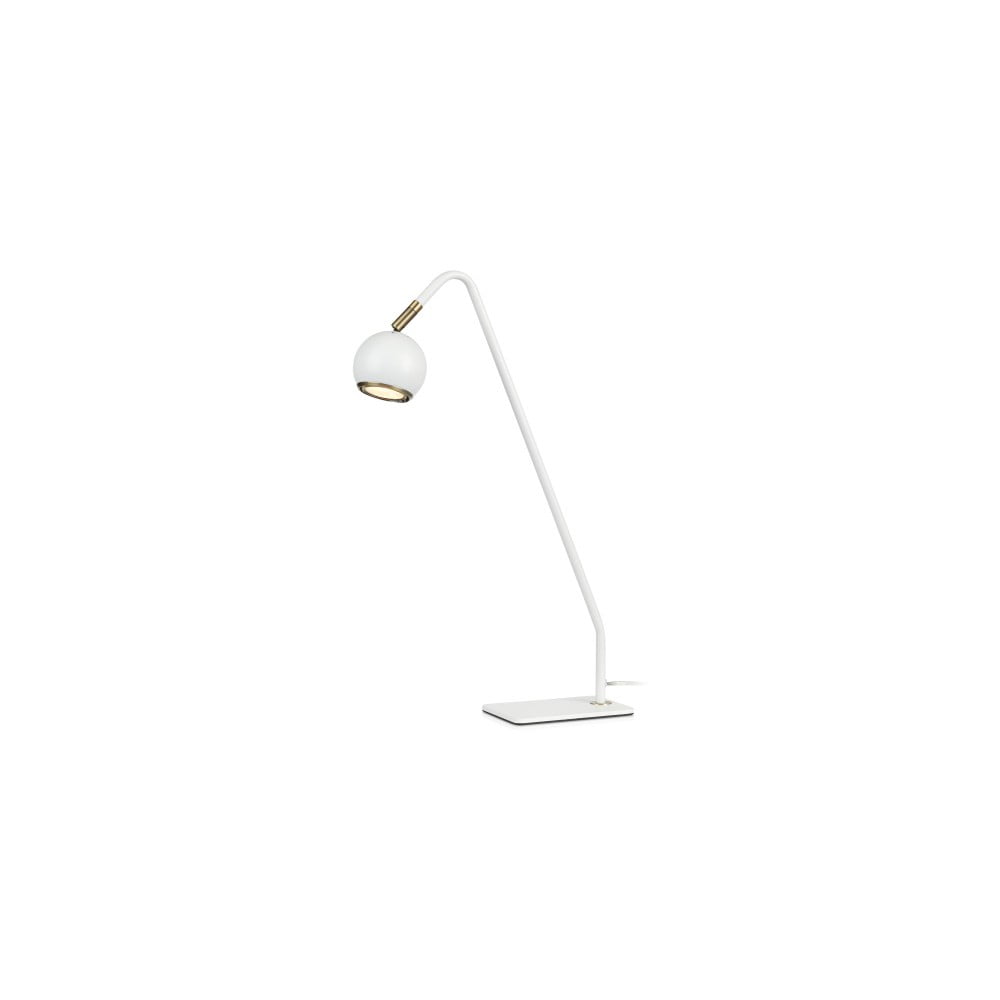 E-shop Biela stolová lampa Markslöjd Coco, výška 47 cm