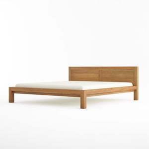 Dvojlôžková posteľ z masívneho dubového dreva Javorina Direct, 180 x 200 cm