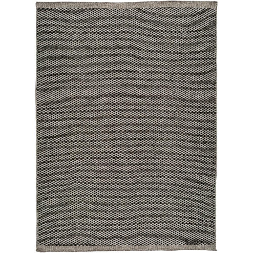 Sivý vlnený koberec Universal Kiran Liso, 140 x 200 cm