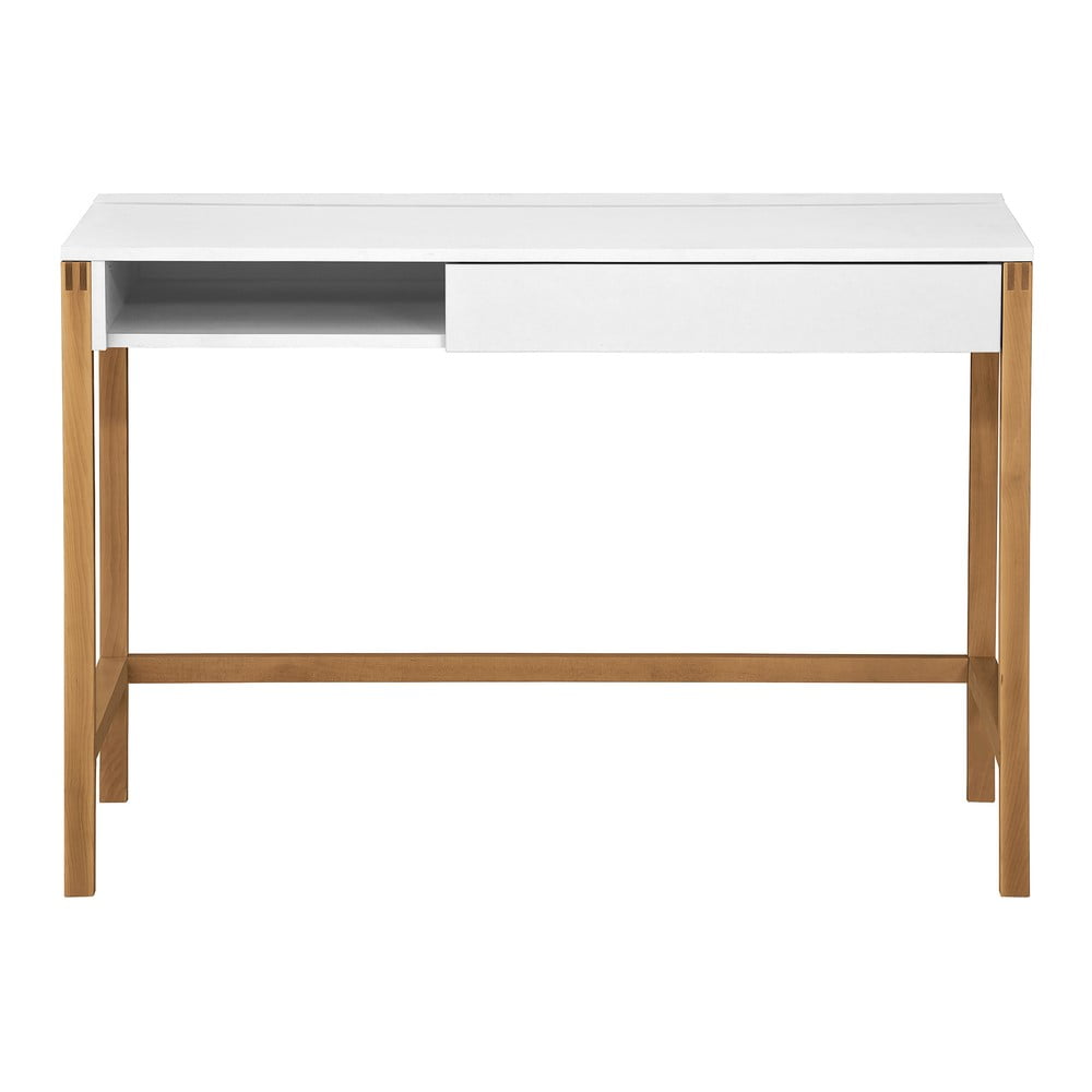 E-shop Pracovný stôl s bielou doskou Woodman NorthGate