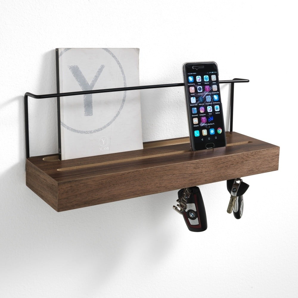 E-shop Nástenný držiak na kľúče Tomasucci Billa, 40 × 12 × 14 cm