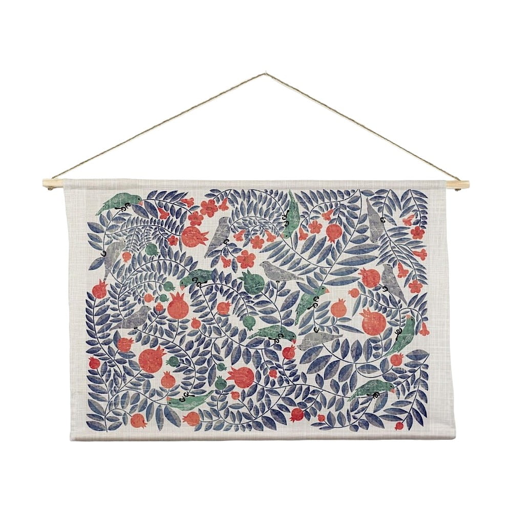 E-shop Bavlnená tapiséria Surdic Flowers, 60 × 90 cm