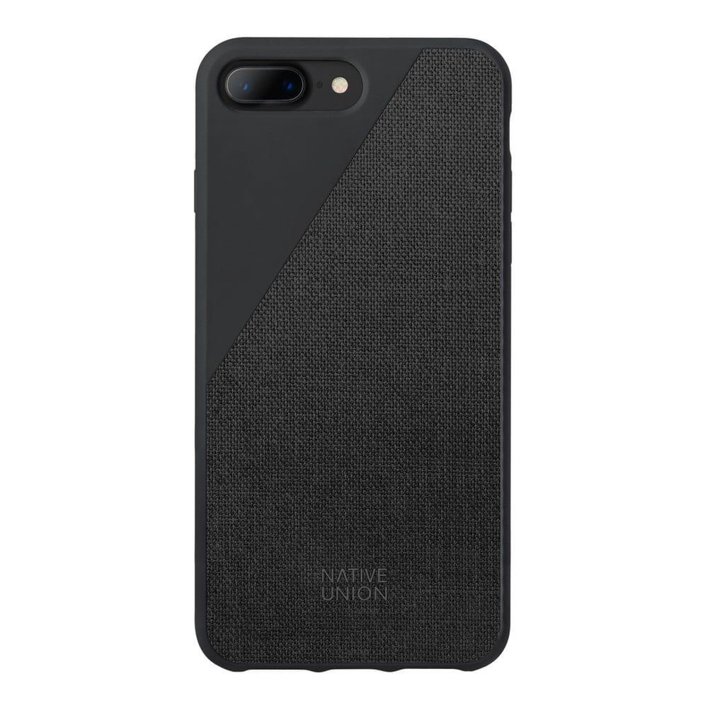 Obrázok Čierny obal na mobilný telefón pre iPhone 7 a 8 Plus Native Union Clic Canvas Case